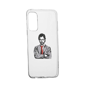 Husa Silicon Compatibila cu Samsung Galaxy A52s 5G, La Casa De Papel - El Profesor, rezistenta la uzura, anti-alunecare, 712 Husa Silicon Compatibila cu Samsung Galaxy A52s 5G, La Casa De Papel - El Profesor, rezistenta la uzura, anti-alunecare, 712