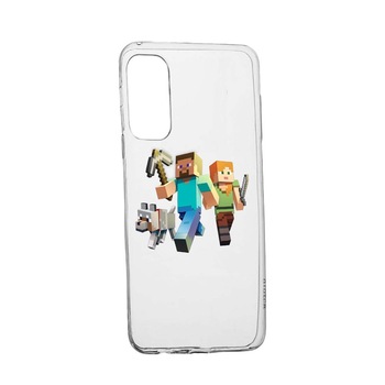 Husa Silicon Minecraft, Compatibila Cu Xiaomi Poco F3 / Poco F3 Pro, rezistenta la uzura, anti-alunecare, 730 Husa Silicon Minecraft, Compatibila Cu Xiaomi Poco F3 / Poco F3 Pro, rezistenta la uzura, anti-alunecare, 730
