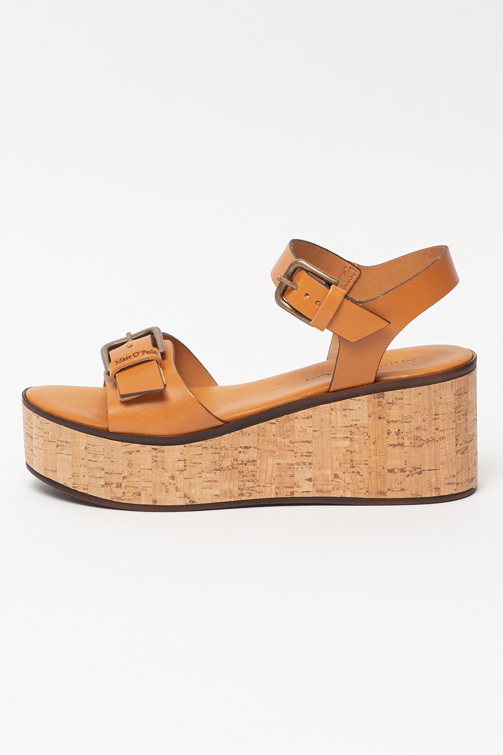 Marc O'Polo, Sandale wedge de piele, Scortisoara, 40