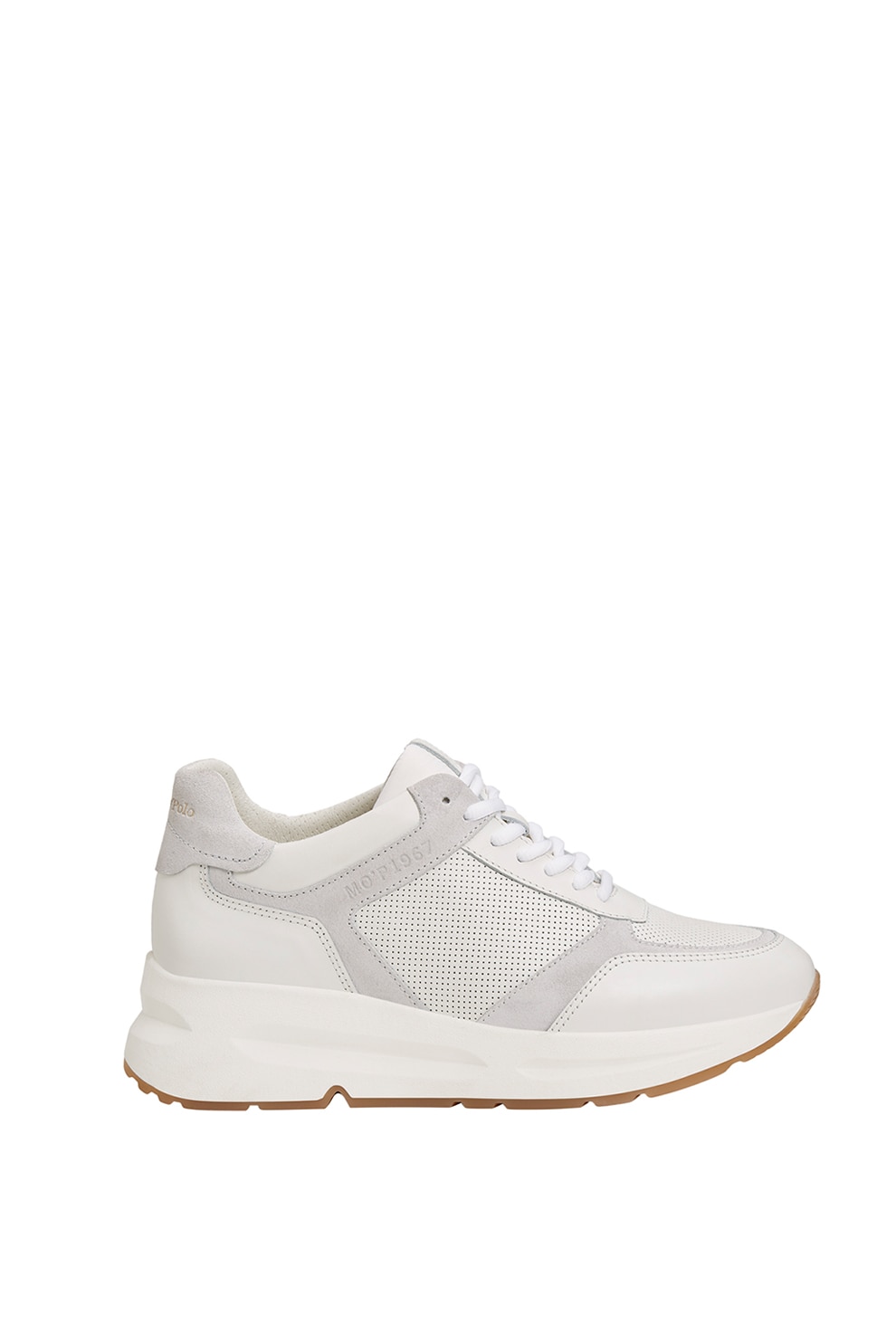 Marc O'Polo, Pantofi sport de piele cu insertii de piele intoarsa