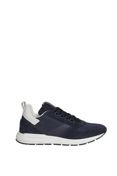 Marc O'Polo, Pantofi sport cu insertii de piele intoarsa Marc O'Polo, Pantofi sport cu insertii de piele intoarsa