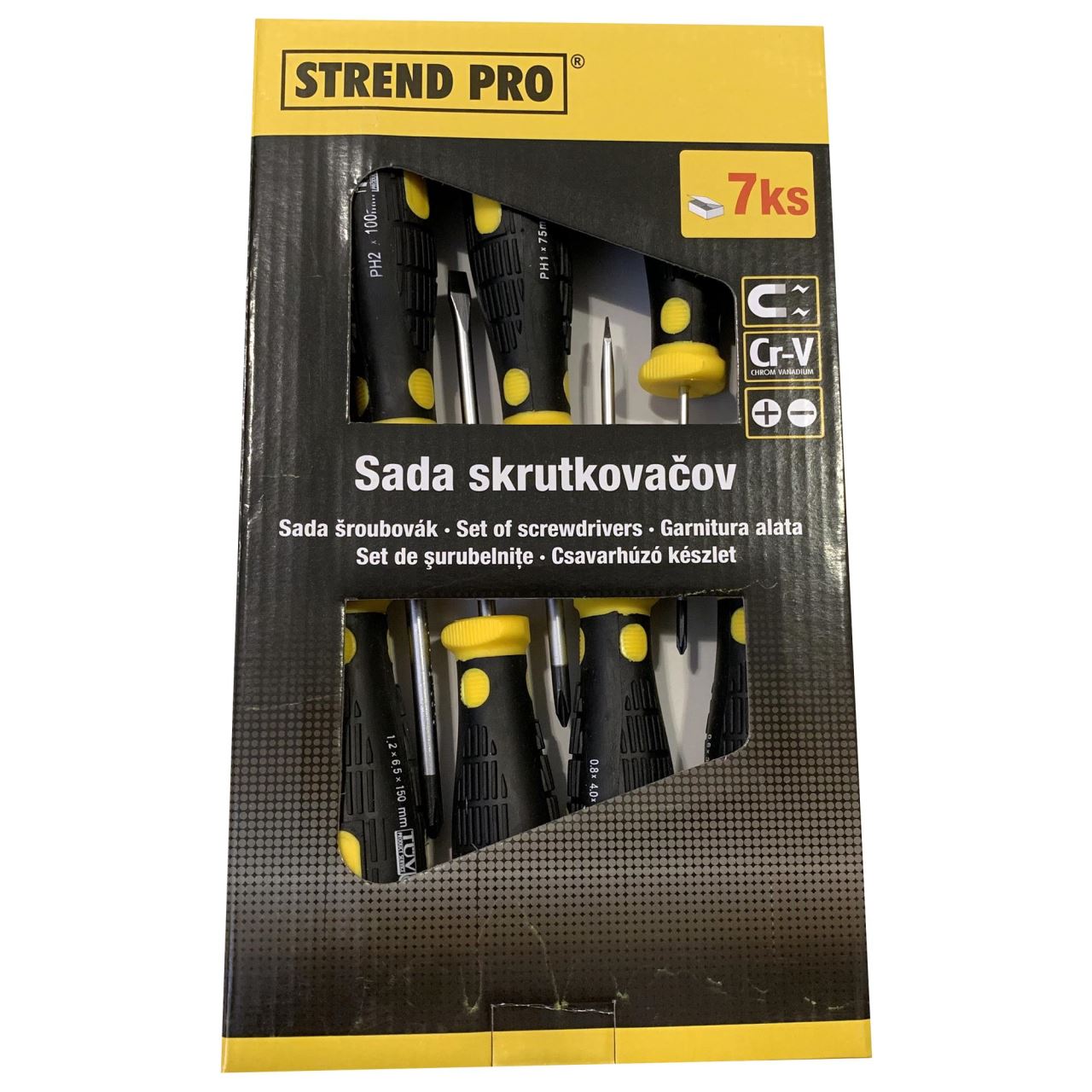Set surubelnite Strend Pro SD9967, drepte si in cruce, 7 piese, Cr-V