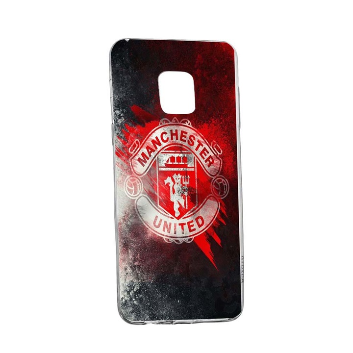 Husa Football, Manchester United, pentru Xiaomi Redmi Note 9, rezistenta la uzura, anti-alunecare, 233