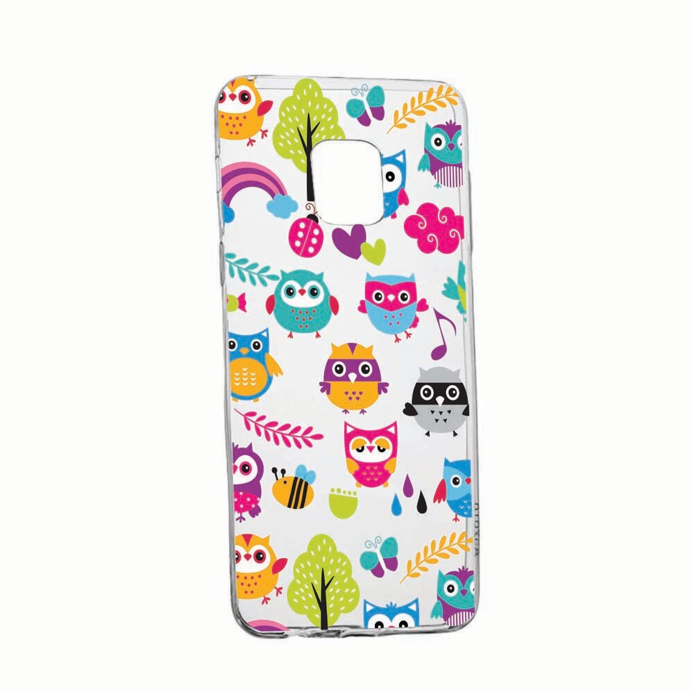 Husa Silicon Compatibila cu Xiaomi Poco X3 Pro, Owl, rezistenta la uzura, anti-alunecare, 43