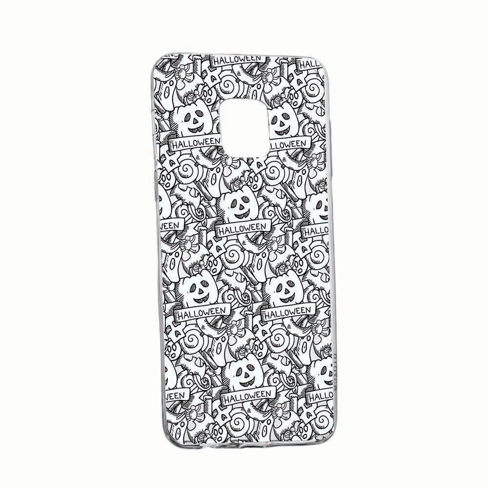 Husa pentru Xiaomi Redmi Note 9, Halloween, rezistenta la uzura, anti-alunecare, 122