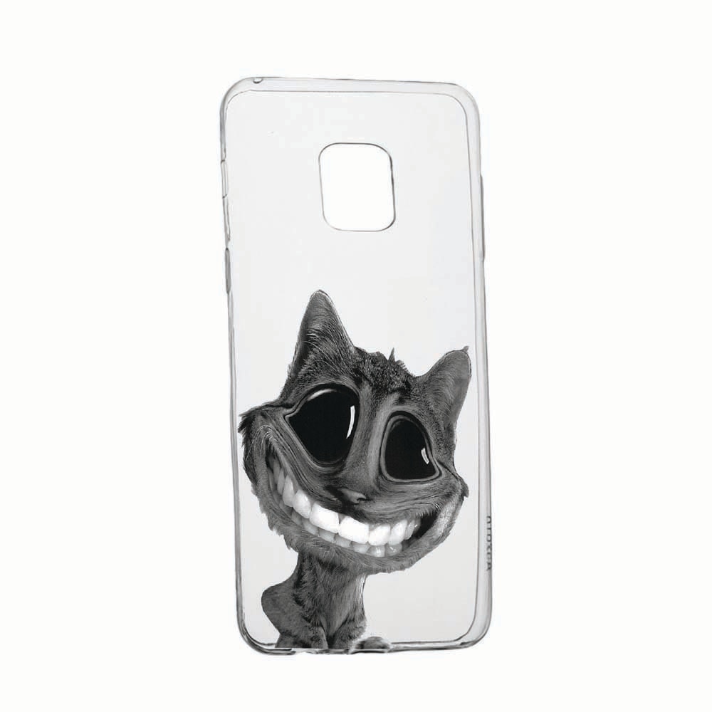 Husa Silicon Compatibila cu Xiaomi Poco X3 Pro, Crazy Cat, rezistenta la uzura, anti-alunecare, 20