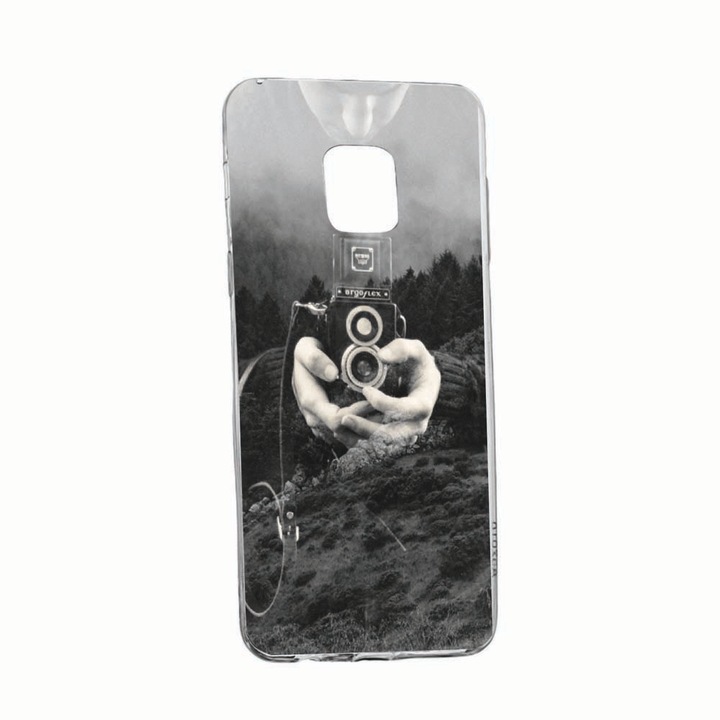 Szilikon tok Xiaomi Poco X3 (NFC) / Poco X3 készülékhez, Double Exposure, kopásálló, csúszásgátló, 13