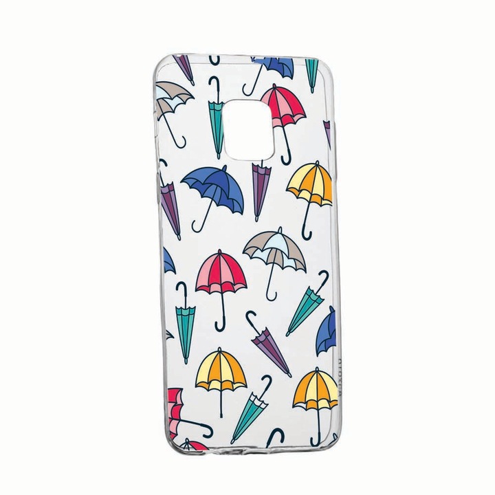 Husa pentru Xiaomi Redmi Note 9, rezistenta la uzura, anti-alunecare, Umbrela, 159