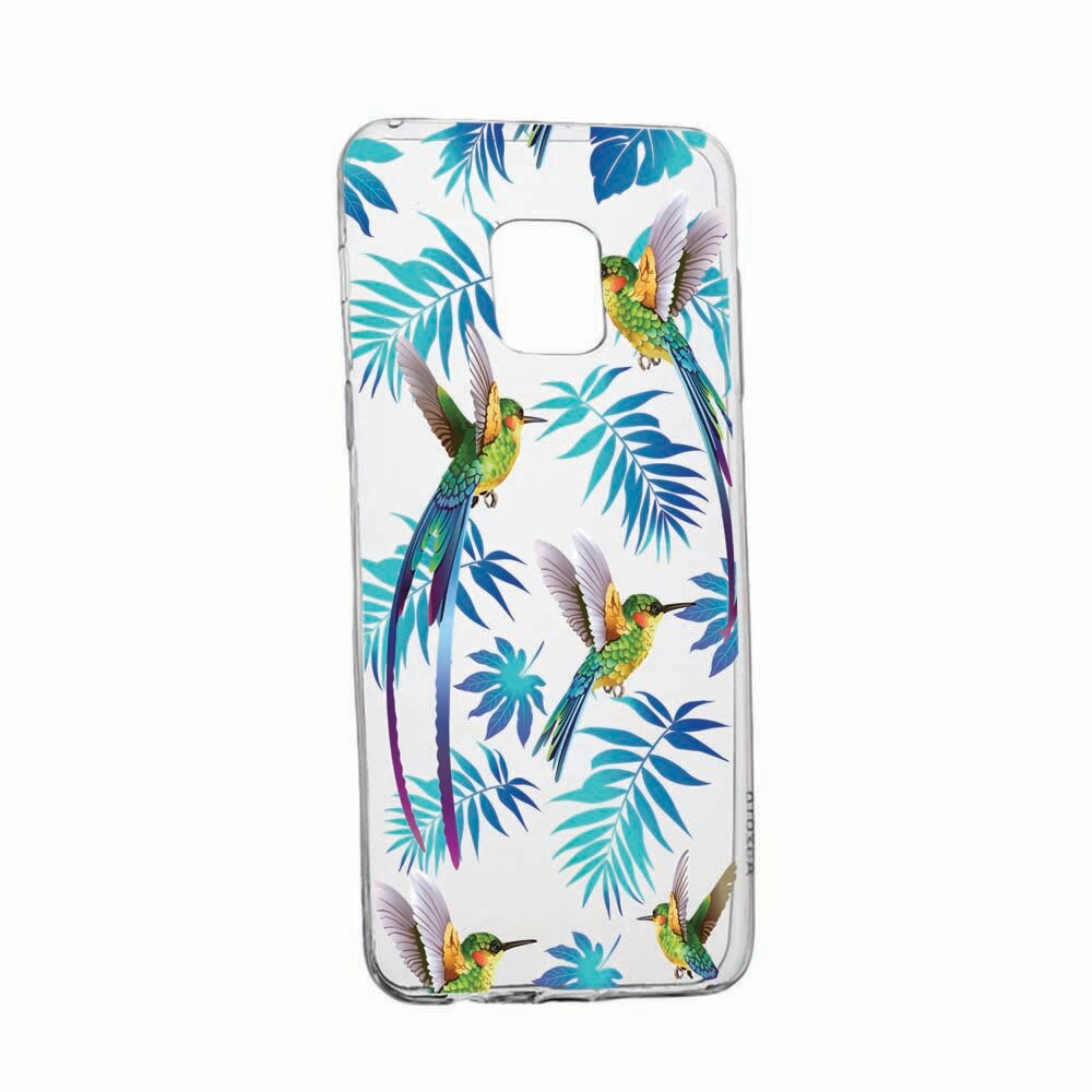 Husa pentru Xiaomi Redmi Note 9, rezistenta la uzura, anti-alunecare, Tropical, 186