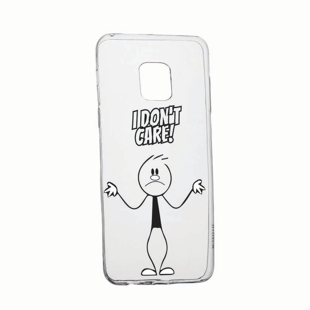 Husa Silicon Compatibila cu Xiaomi Poco X3 (NFC) / Poco X3, rezistenta la uzura, anti-alunecare, I Don`t Care, 162