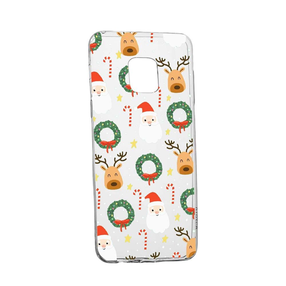 Husa Silicon Xmas, Compatibila cu Xiaomi Poco X3 (NFC) / Poco X3, rezistenta la uzura, anti-alunecare, 350