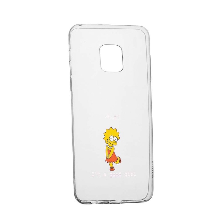 Husa Lisa - I'm a good girl, pentru Xiaomi Redmi Note 9, rezistenta la uzura, anti-alunecare, din silicon Premium, 591