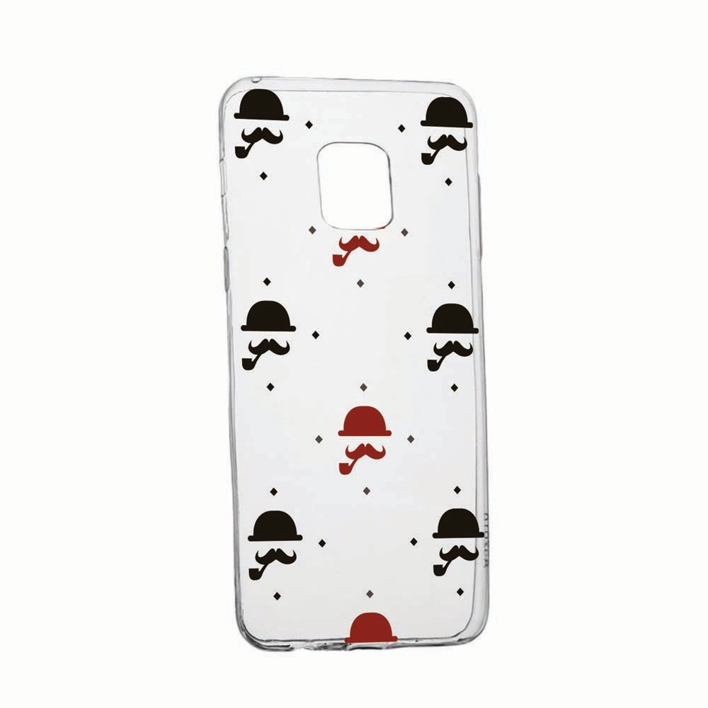 Husa pentru Xiaomi Redmi Note 9, rezistenta la uzura, anti-alunecare, Mustache, 180