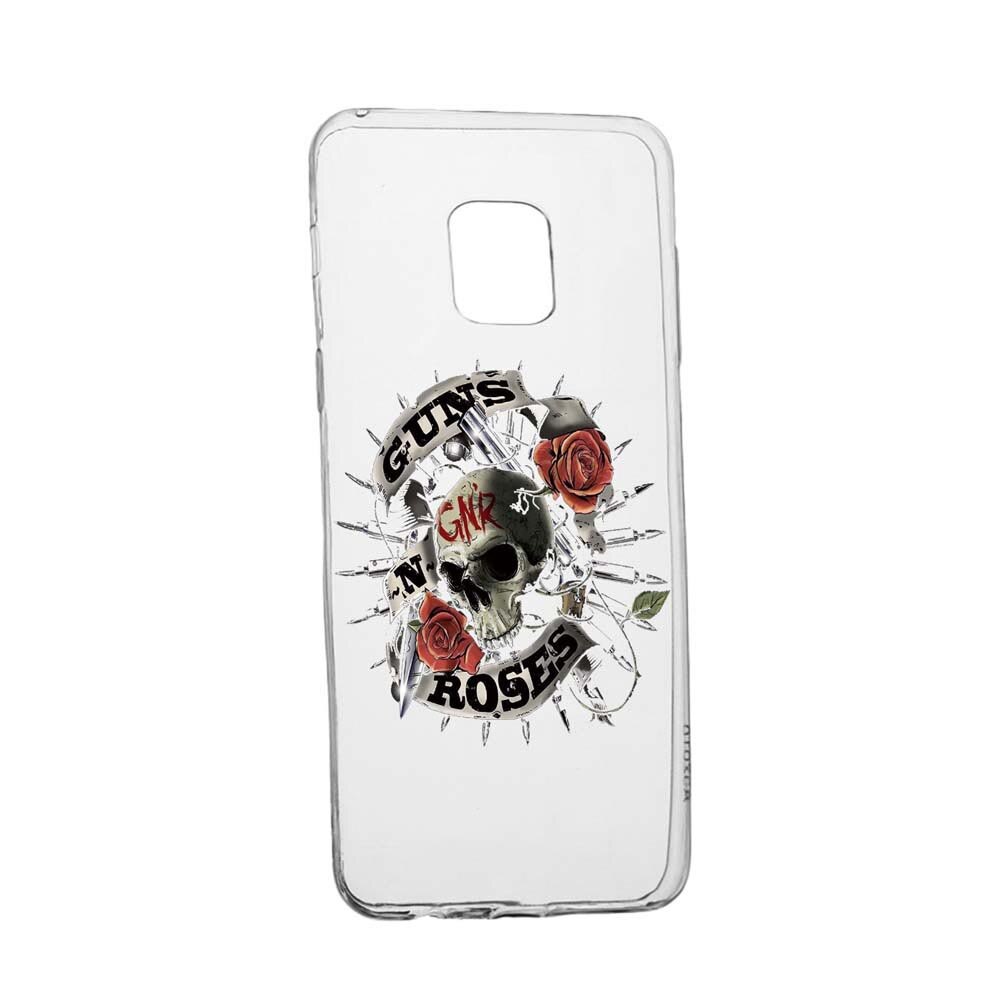 Husa Silicon guns 'n' roses, Compatibila cu Xiaomi Poco X3 (NFC) / Poco X3, rezistenta la uzura, anti-alunecare, 541
