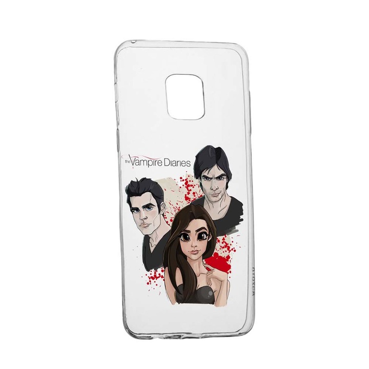 Husa Jurnalele Vampirilor, Movie, pentru Xiaomi Redmi Note 9, rezistenta la uzura, anti-alunecare, din silicon Premium, 578