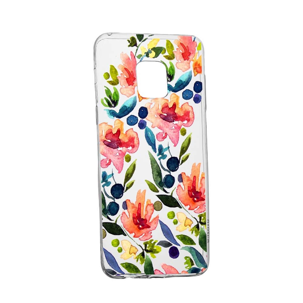 Husa Silicon Spring Flowers, Compatibila cu Xiaomi Poco X3 Pro, rezistenta la uzura, anti-alunecare, 628