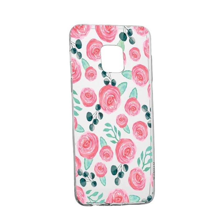 Szilikon védőtok, Rose Pattern, Xiaomi Poco X3 (NFC) / Poco X3, 640