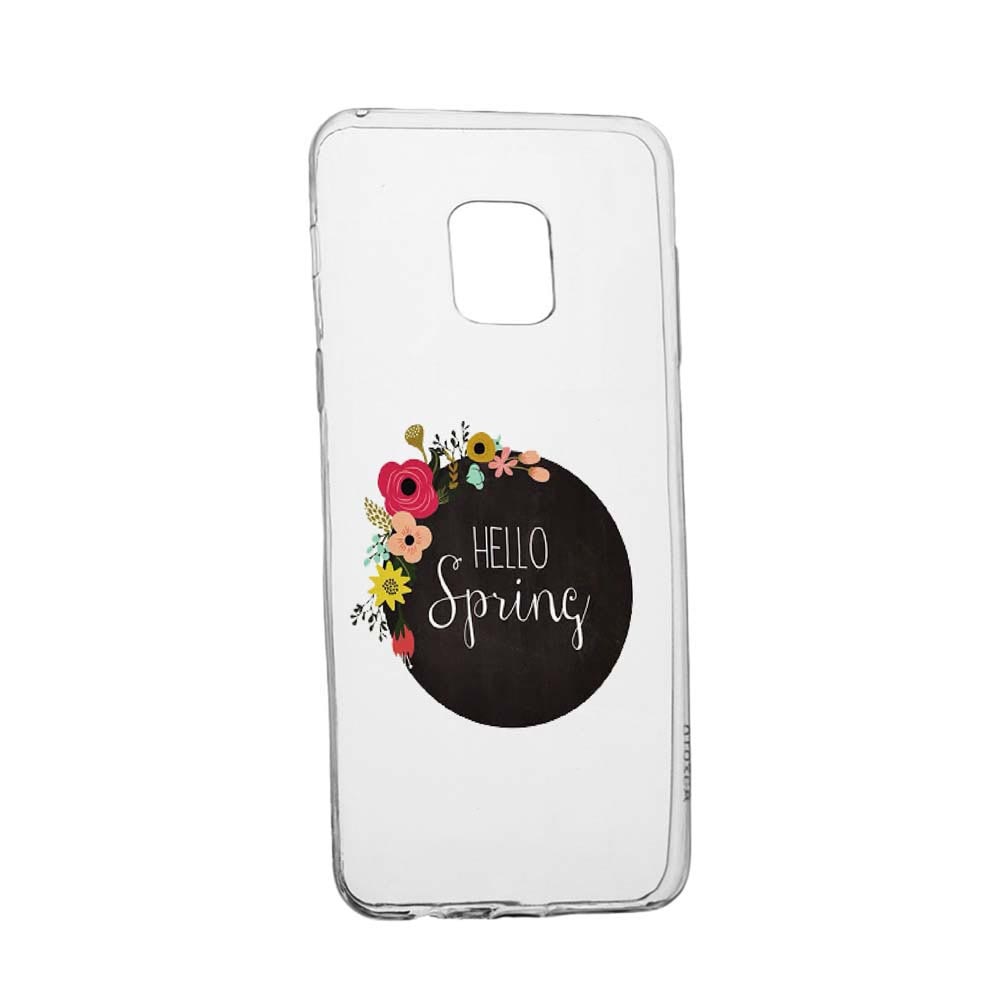 Husa Hello Spring, pentru Xiaomi Redmi Note 9, rezistenta la uzura, anti-alunecare, din silicon Premium, 684