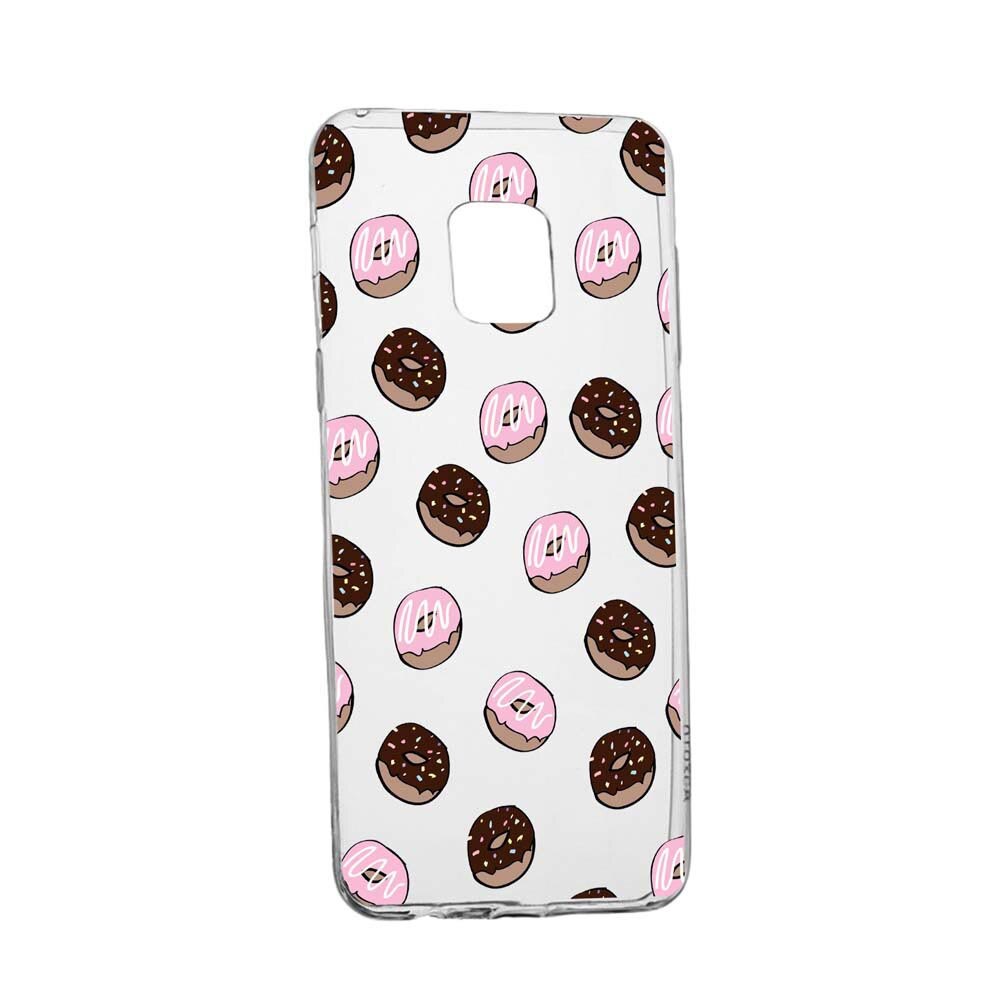 Husa Donuts, pentru Xiaomi Redmi Note 9, rezistenta la uzura, anti-alunecare, din silicon Premium, 667
