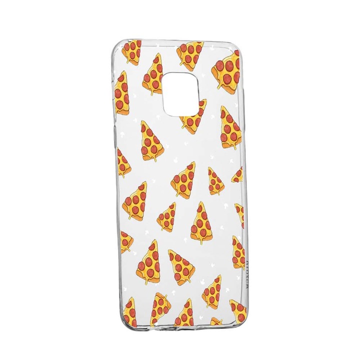 Husa Pizza, pentru Xiaomi Redmi Note 9, rezistenta la uzura, anti-alunecare, din silicon Premium, 665