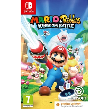Joc Mario + Rabbids Kingdom Battle pentru Nintendo Switch Code In Box Joc Mario + Rabbids Kingdom Battle pentru Nintendo Switch Code In Box