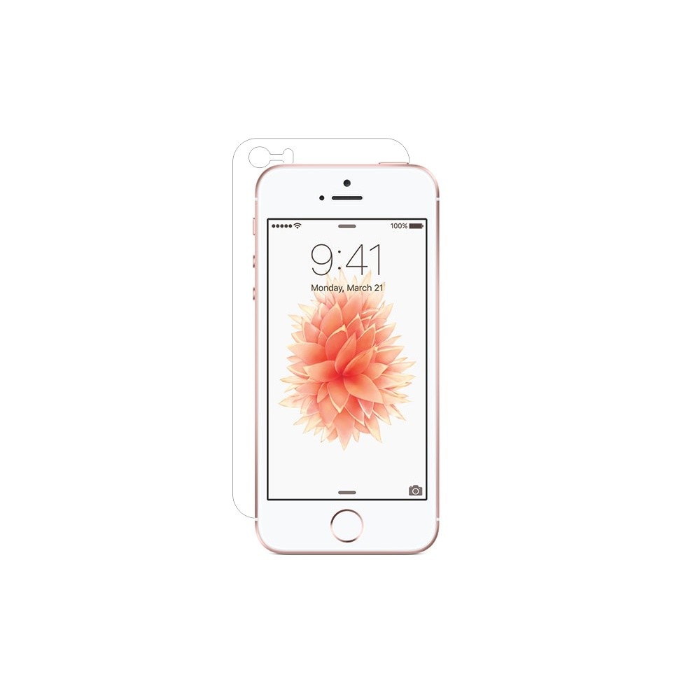 Folie de protectie Clasic Smart Protection iPhone SE spate si laterale,protectie completa spate si laterale+Smart Spray®,Smart Squeegee® si microfibra incluse