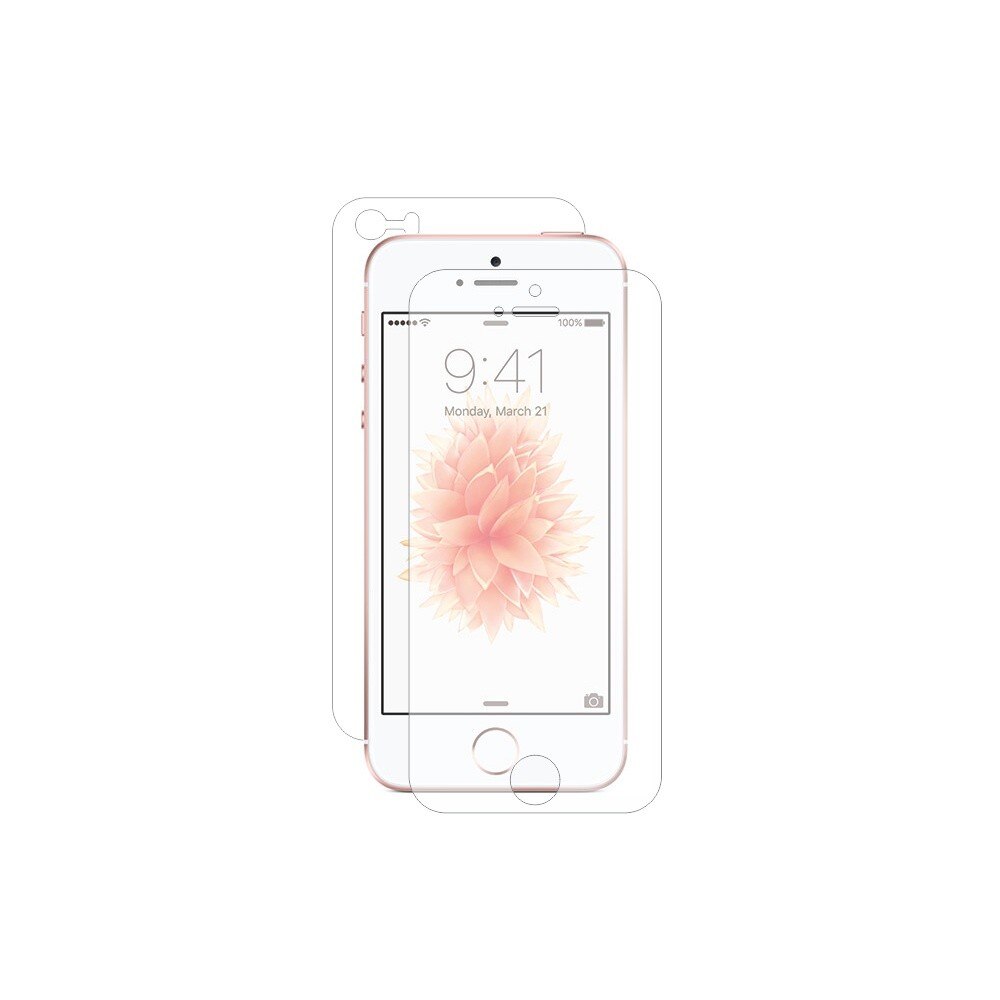 Folie de protectie Clasic Smart Protection iPhone SE fullbody,protectie completa ecran,spate si laterale+Smart Spray®,Smart Squeegee® si microfibra incluse