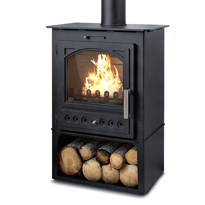 ЕКО Камина Мартина Плюс, 6kW , Черен металик