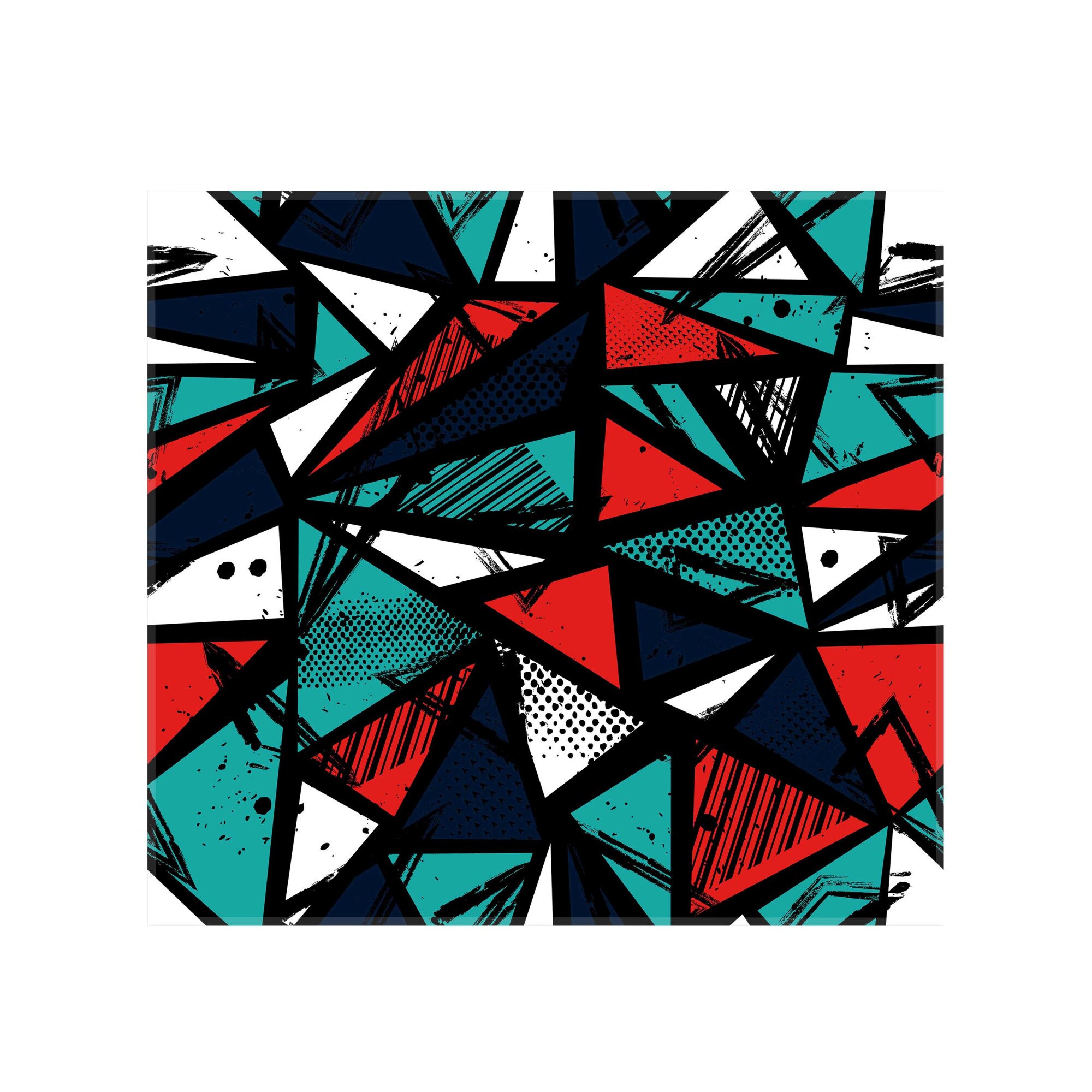 Panou decorativ sticla bucatarie securizata Saint Gobain Glass, imprimata 65x60cm, protectie antistropire pentru aragaz, Ambra Deco, Urban 2
