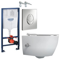 set 2 in 1 toaleta cu bideu isvea sentimenti neo clearim grohe capacitate 9 l capac soft and slim clapeta crom lucios imagen 5_0_
0