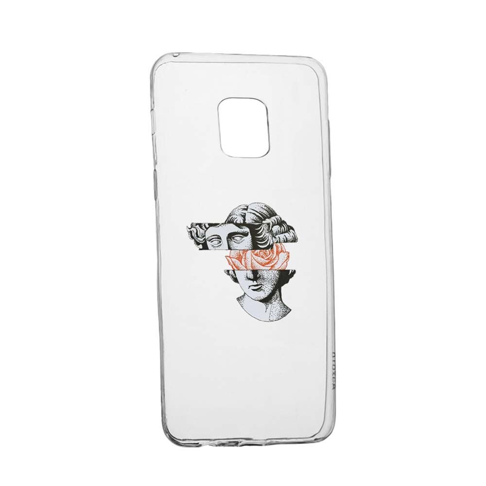 Husa Xiaomi Redmi Note 9, David Statue, rezistenta la uzura, anti-alunecare, din silicon Premium, 733