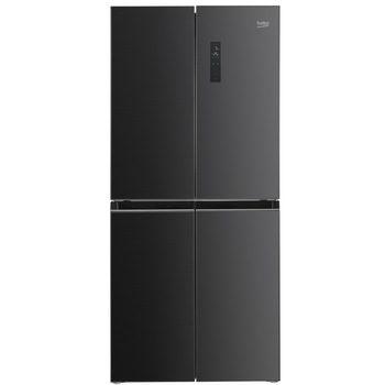 Frigider side by side Beko GNO4031GS, 401 l, NeoFrost Dual Cooling, Compresor Prosmart Inverter, Display touch, Clasa E, H 180 cm, Sticla antracit Frigider side by side Beko GNO4031GS, 401 l, NeoFrost Dual Cooling, Compresor Prosmart Inverter, Display touch, Clasa E, H 180 cm, Sticla antracit