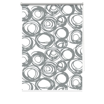 Rulou textil cu print, opac, verso alb, Neutral 2, multicolor, 62x150 cm Rulou textil cu print, opac, verso alb, Neutral 2, multicolor, 62x150 cm