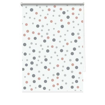 Rulou textil cu print, opac, verso alb, Glam 2, multicolor, 62x150 cm Rulou textil cu print, opac, verso alb, Glam 2, multicolor, 62x150 cm