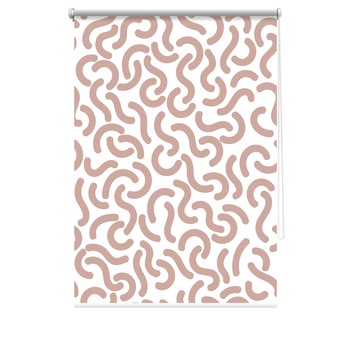 Rulou textil cu print, opac, verso alb, Glam 3, multicolor, 62x150 cm Rulou textil cu print, opac, verso alb, Glam 3, multicolor, 62x150 cm