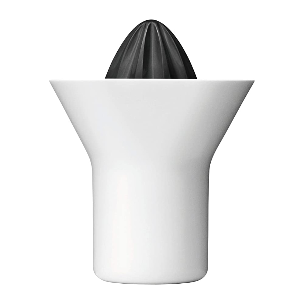 Storcator/presa de citrice Stelton, Orange Squeeze, capacitate 0.33 l, design minimalist, utilizare sigura, usor de curatat, alb