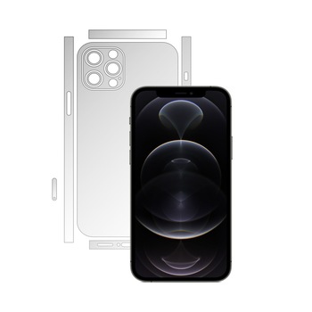 Folie Protectie Spate Invisible Skinz HD pentru Apple iPhone 12 Pro Max - Siliconica Ultra-Clear cu taiere Split Cut pentru Carcasa Spate si Laterale, Skin Adeziv Transparent Folie Protectie Spate Invisible Skinz HD pentru Apple iPhone 12 Pro Max - Siliconica Ultra-Clear cu taiere Split Cut pentru Carcasa Spate si Laterale, Skin Adeziv Transparent