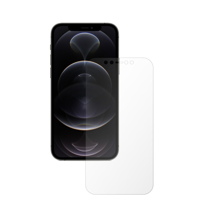 Комплект от 2X протектор за екран Invisible Skinz HD за Apple iPhone 12 Mini - ултра-прозрачен силикон с пълно покритие, залепващ и гъвкав