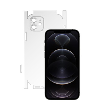 Folie Protectie Spate Invisible Skinz HD pentru Apple iPhone 12 - Siliconica Ultra-Clear cu taiere 360 Cut pentru Carcasa Spate si Laterale, Skin Adeziv Transparent Folie Protectie Spate Invisible Skinz HD pentru Apple iPhone 12 - Siliconica Ultra-Clear cu taiere 360 Cut pentru Carcasa Spate si Laterale, Skin Adeziv Transparent