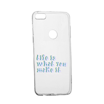 Husa cu mesaj Life is..., pentru Oppo A12, rezistenta la uzura, anti-alunecare, din silicon Premium, 491 Husa cu mesaj Life is..., pentru Oppo A12, rezistenta la uzura, anti-alunecare, din silicon Premium, 491