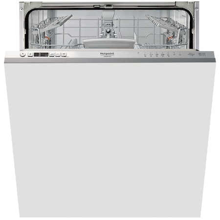 Masina de spalat vase incorporabila Hotpoint HI5030W, Zone Wash 3D, Motor Inverter, Sistem Activeco, 14 seturi, 7 programe, Clasa A+++