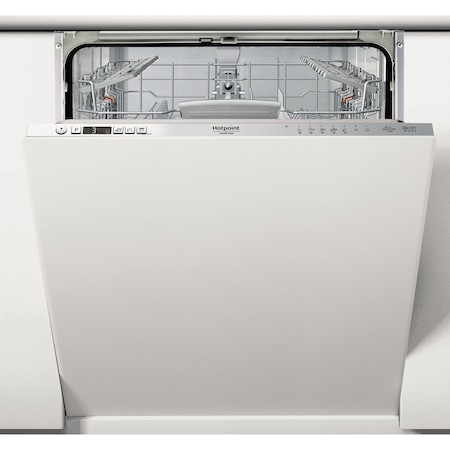 Masina de spalat vase incorporabila Hotpoint HI5030W, Zone Wash 3D, Motor Inverter, Sistem Activeco, 14 seturi, 7 programe, Clasa A+++
