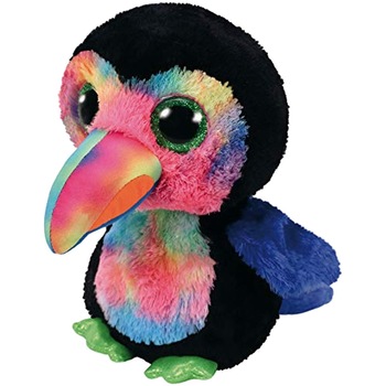 Jucarie de plus TY Beanie Boos - Pasarea tucan Beaks, 24 cm Jucarie de plus TY Beanie Boos - Pasarea tucan Beaks, 24 cm