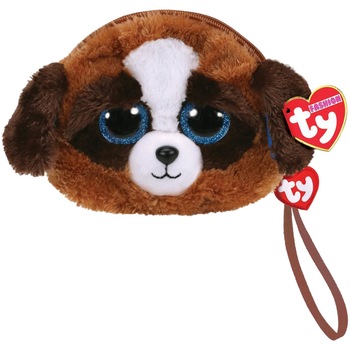 Gentuta de mana din plus TY - Catelul Duke, 10 cm Gentuta de mana din plus TY - Catelul Duke, 10 cm