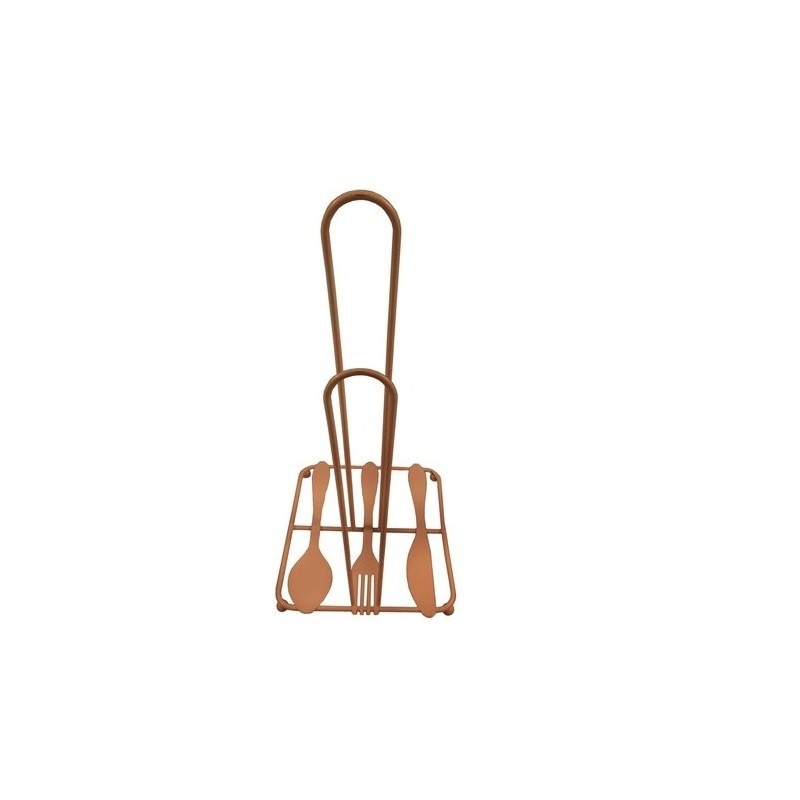 Suport rola sau prosop hartie pentru bucatarie , vertical, Bronz