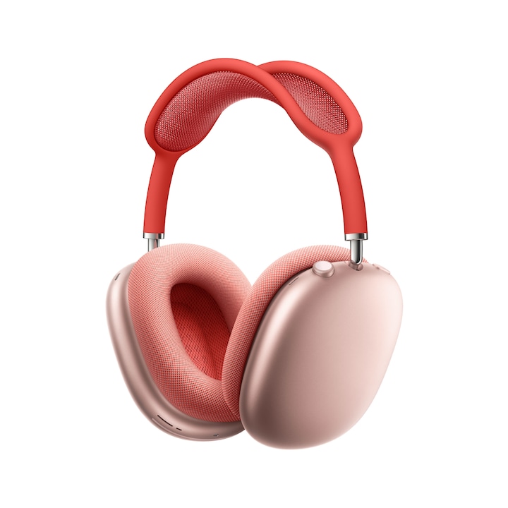 Слушалки Over the Ear Apple AirPods Max, Wireless, Bluetooth, Noise cancelling, Микрофон, Автономия 20 часа, Pink
