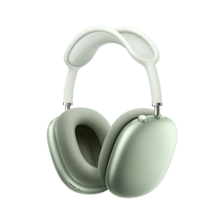 Аудио слушалки Over the Ear Apple AirPods Max, Wireless, Bluetooth, Noise cancelling, Микрофон, Автономност 20 часа, Green