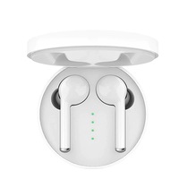 Casti bluetooth Runmus® EarBuds TW40, wireless, handsfree, BT 5.0, auto imperechere, functie reducere zgomot, touch control, activare Siri, design mini, incarcare magnetica, compatibil universal, alb