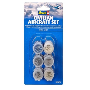 Set vopseluri Revell pentru modelism avioane civile Set vopseluri Revell pentru modelism avioane civile