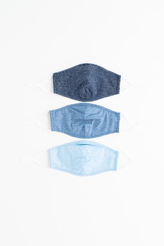 GAP, Set de masti de fata - 3 piese, Albastru GAP, Set de masti de fata - 3 piese, Albastru